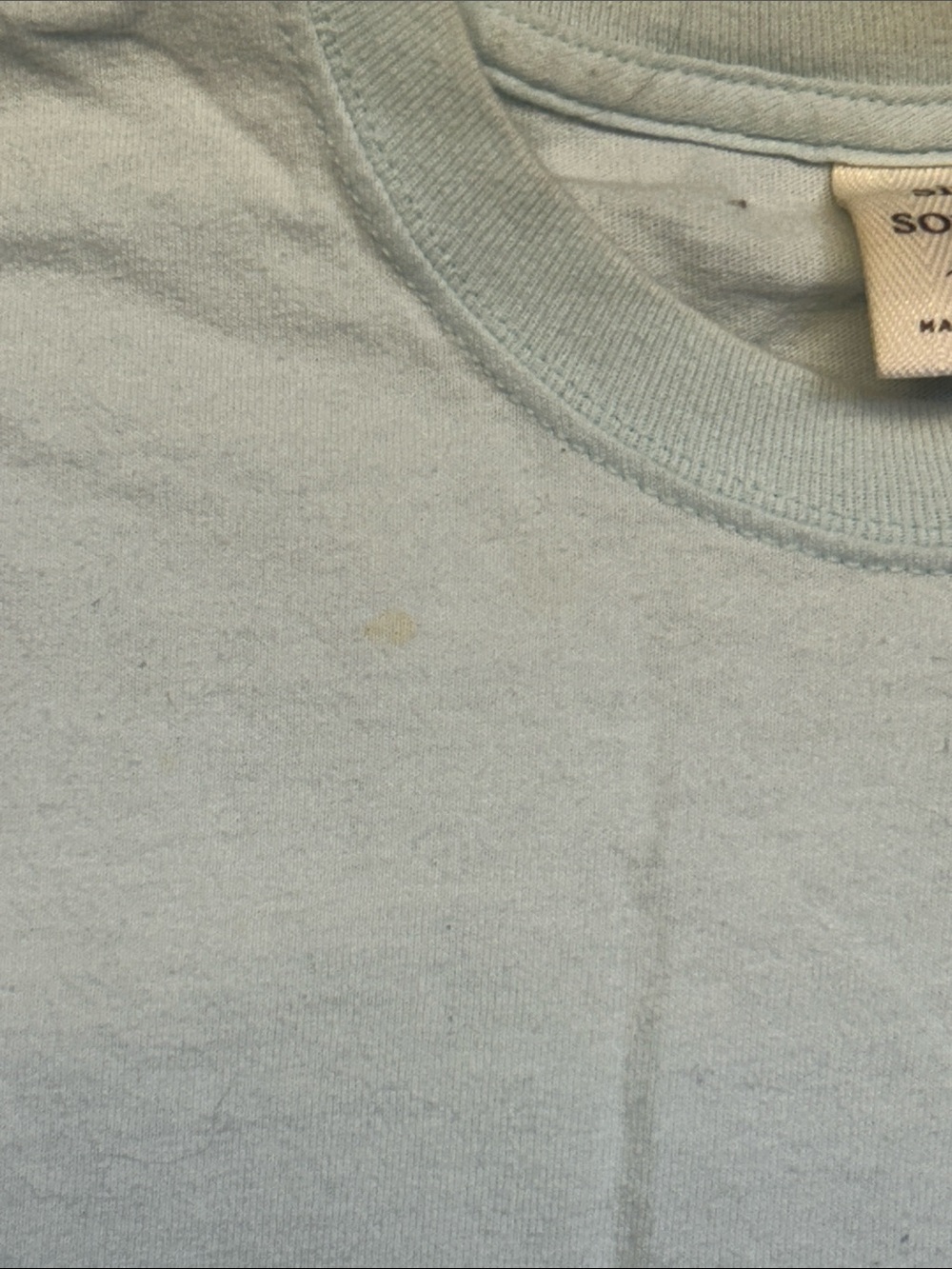 Simply Southern Light Blue Short Sleeve Tee with Volleyball Chest Logo - Picture 4 of 4